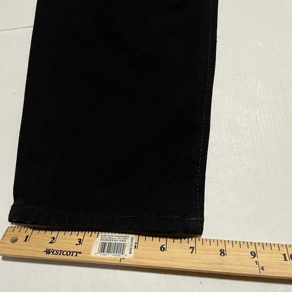 True Religion Geno Relaxed Slim Tapered Leg Jeans 36 X 33 Mens Black 105714